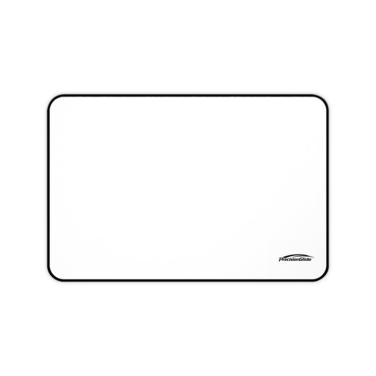 Desk Mat – Minimal White Gaming & Office Mouse Pad | PrecisionGlide