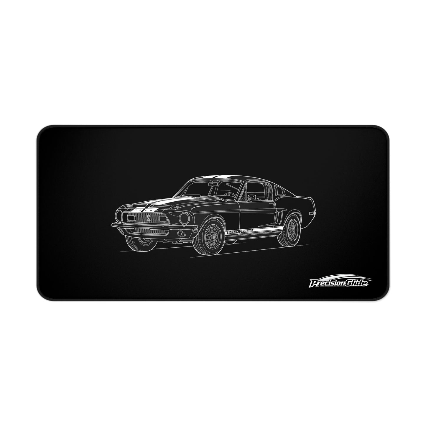 Desk Mat – Black Minimal Non-Slip Mouse Pad | PrecisionGlide